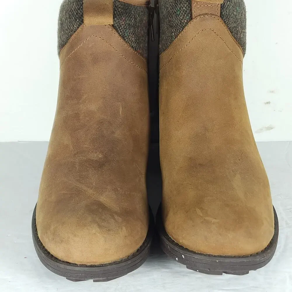 Merrell Women's Chateau II Mid US7 Brown Leather Wool Waterproof Ankle Boots